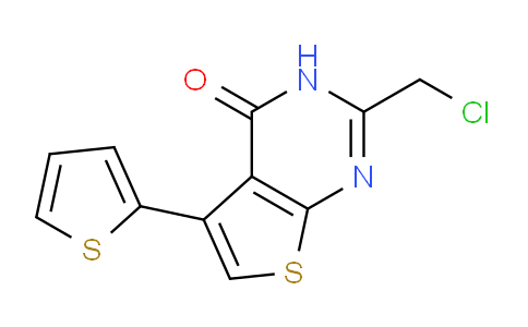 CAS No. 255378-83-7, 2-(Chloromethyl)-5-(thiophen-2-yl)thieno[2,3-d]pyrimidin-4(3H)-one
