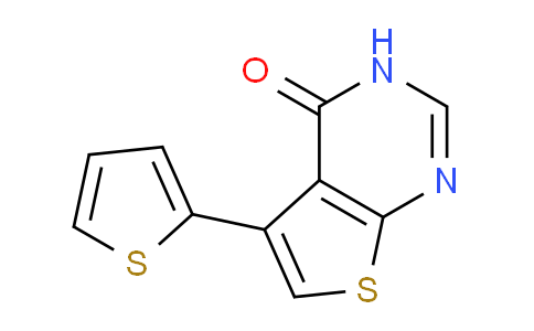 CAS No. 215928-54-4, 5-(Thiophen-2-yl)thieno[2,3-d]pyrimidin-4(3H)-one