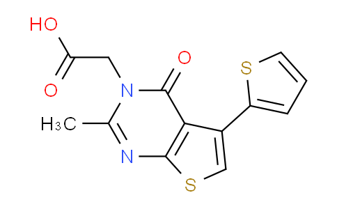 CAS No. 790272-38-7, 2-(2-Methyl-4-oxo-5-(thiophen-2-yl)thieno[2,3-d]pyrimidin-3(4H)-yl)acetic acid