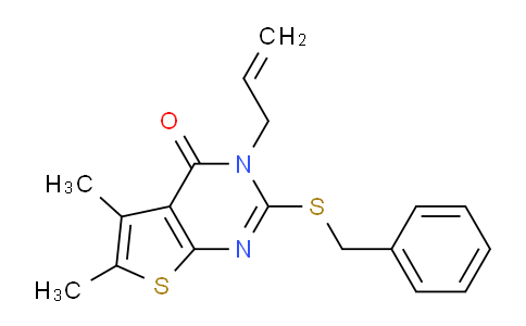 5895-47-6 | 3-Allyl-2-(benzylthio)-5,6-dimethylthieno[2,3-d]pyrimidin-4(3H)-one