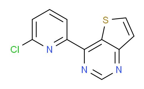 CAS No. 1416373-88-0, 4-(6-Chloropyridin-2-yl)thieno[3,2-d]pyrimidine