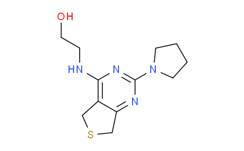 CAS No. 5727-58-2, 2-((2-(Pyrrolidin-1-yl)-5,7-dihydrothieno[3,4-d]pyrimidin-4-yl)amino)ethanol