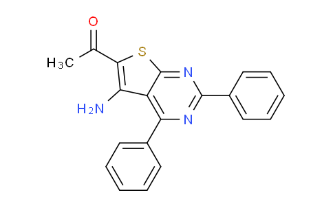 CAS No. 72431-56-2, 1-(5-Amino-2,4-diphenylthieno[2,3-d]pyrimidin-6-yl)ethanone
