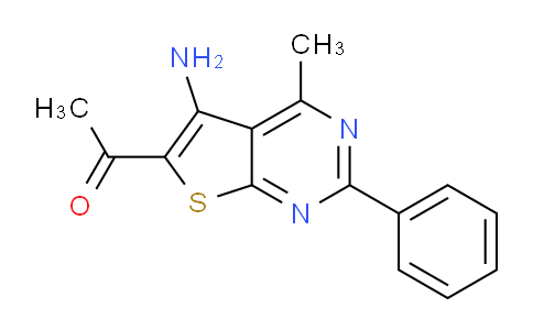 DY786594 | 115073-27-3 | 1-(5-Amino-4-methyl-2-phenylthieno[2,3-d]pyrimidin-6-yl)ethanone