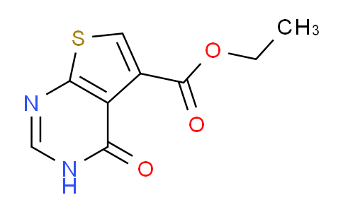 CAS No. 1353498-44-8, Ethyl 4-oxo-3,4-dihydrothieno[2,3-d]pyrimidine-5-carboxylate