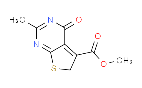 CAS No. 1823767-69-6, Methyl 2-methyl-4-oxo-4,6-dihydrothieno[2,3-d]pyrimidine-5-carboxylate