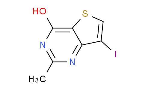 CAS No. 1823542-87-5, 7-Iodo-2-methylthieno[3,2-d]pyrimidin-4-ol