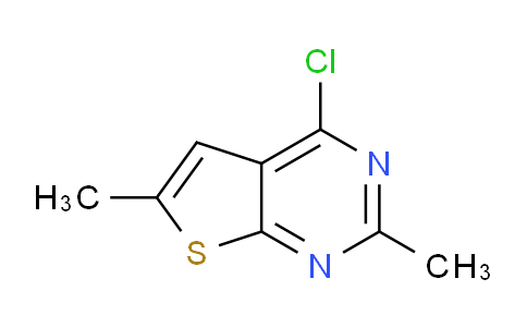 CAS No. 879873-61-7, 4-Chloro-2,6-dimethylthieno[2,3-d]pyrimidine
