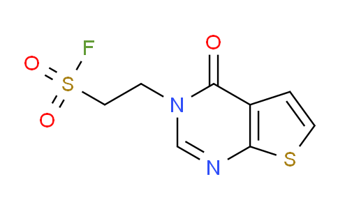 CAS No. 877964-12-0, 2-{4-oxo-3H,4H-thieno[2,3-d]pyrimidin-3-yl}ethane-1-sulfonyl fluoride