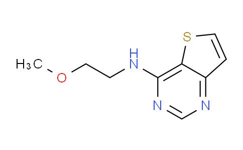 CAS No. 1097168-21-2, N-(2-methoxyethyl)thieno[3,2-d]pyrimidin-4-amine