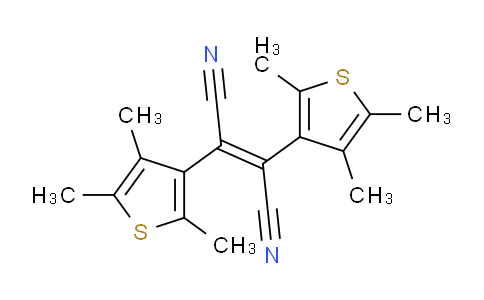 CAS No. 112440-50-3, 2,3-Bis(2,4,5-trimethylthiophen-3-yl)fumaronitrile