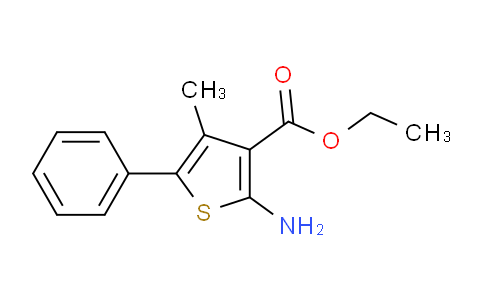 CAS No. 4815-38-7, Ethyl 2-Amino-4-methyl-5-phenylthiophene-3-carboxylate