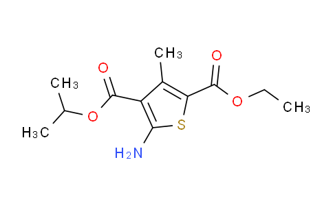 CAS No. 438532-52-6, 2-ethyl 4-isopropyl 5-amino-3-methylthiophene-2,4-dicarboxylate