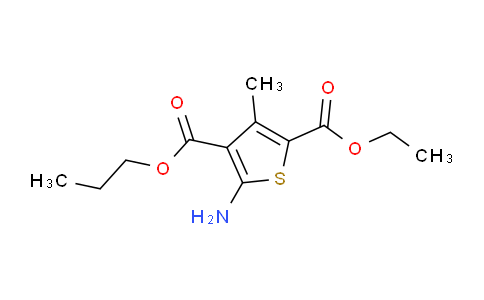 CAS No. 438532-50-4, 2-ethyl 4-propyl 5-amino-3-methylthiophene-2,4-dicarboxylate