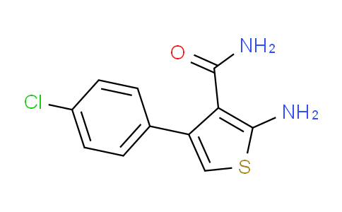 CAS No. 61019-23-6, 2-amino-4-(4-chlorophenyl)thiophene-3-carboxamide