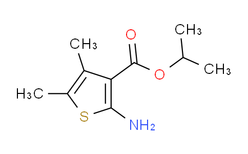 CAS No. 350988-44-2, isopropyl 2-amino-4,5-dimethylthiophene-3-carboxylate