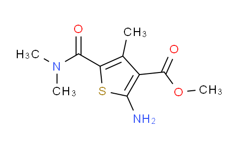 CAS No. 350996-95-1, methyl 2-amino-5-[(dimethylamino)carbonyl]-4-methylthiophene-3-carboxylate