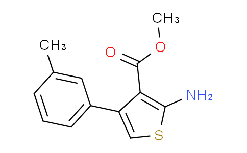 CAS No. 350997-09-0, methyl 2-amino-4-(3-methylphenyl)thiophene-3-carboxylate