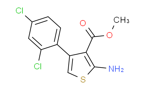 CAS No. 351156-91-7, methyl 2-amino-4-(2,4-dichlorophenyl)thiophene-3-carboxylate