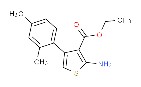 CAS No. 15854-10-1, ethyl 2-amino-4-(2,4-dimethylphenyl)thiophene-3-carboxylate