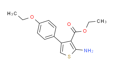 CAS No. 315684-37-8, ethyl 2-amino-4-(4-ethoxyphenyl)thiophene-3-carboxylate