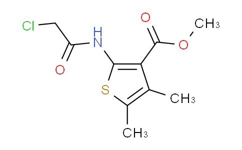 CAS No. 448199-06-2, methyl 2-[(chloroacetyl)amino]-4,5-dimethylthiophene-3-carboxylate