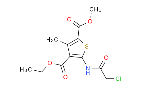 CAS No. 300676-14-6, 4-ethyl 2-methyl 5-[(chloroacetyl)amino]-3-methylthiophene-2,4-dicarboxylate