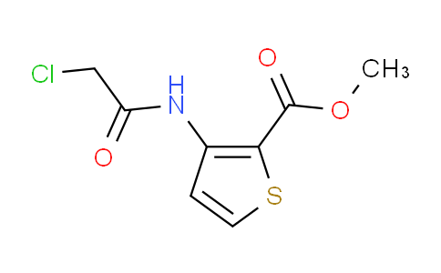 CAS No. 146381-88-6, methyl 3-[(chloroacetyl)amino]thiophene-2-carboxylate