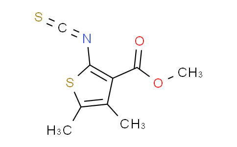CAS No. 588676-61-3, methyl 2-isothiocyanato-4,5-dimethylthiophene-3-carboxylate
