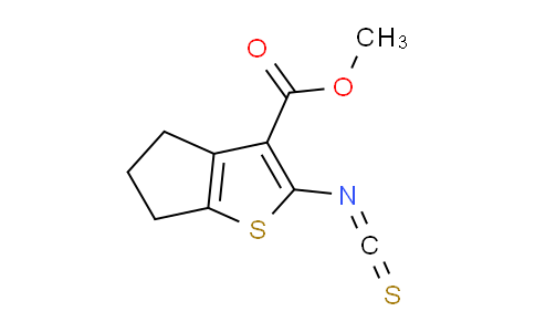 CAS No. 588676-82-8, methyl 2-isothiocyanato-5,6-dihydro-4H-cyclopenta[b]thiophene-3-carboxylate