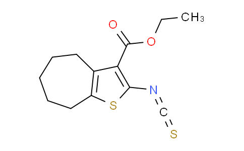 CAS No. 257610-91-6, ethyl 2-isothiocyanato-5,6,7,8-tetrahydro-4H-cyclohepta[b]thiophene-3-carboxylate