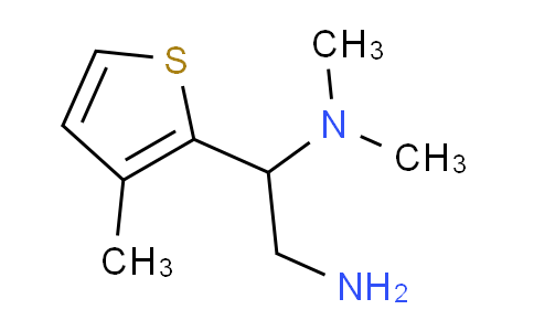 CAS No. 954573-16-1, N-[2-amino-1-(3-methylthien-2-yl)ethyl]-N,N-dimethylamine