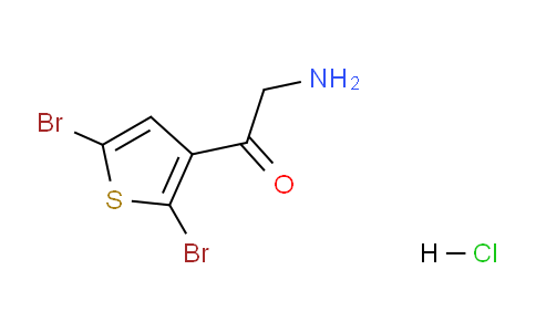 CAS No. 1864060-98-9, 3-(2-Aminoacetyl)-2,5-dibromothiophene Hydrochloride