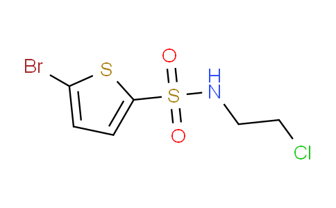 CAS No. 1082843-83-1, 5-bromo-N-(2-chloroethyl)thiophene-2-sulfonamide