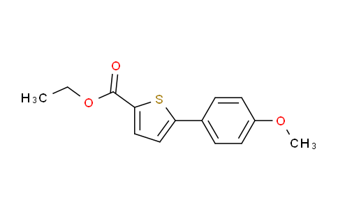 CAS No. 13858-71-4, ethyl 5-(4-methoxyphenyl)thiophene-2-carboxylate