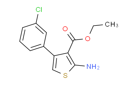 CAS No. 473438-03-8, ethyl 2-amino-4-(3-chlorophenyl)thiophene-3-carboxylate