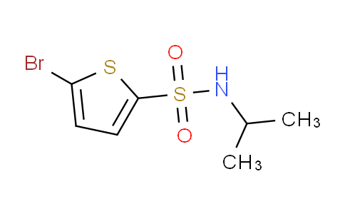CAS No. 81597-54-8, 5-bromo-N-isopropylthiophene-2-sulfonamide