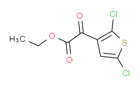 CAS No. 32766-64-6, ethyl 2-(2,5-dichlorothiophen-3-yl)-2-oxoacetate