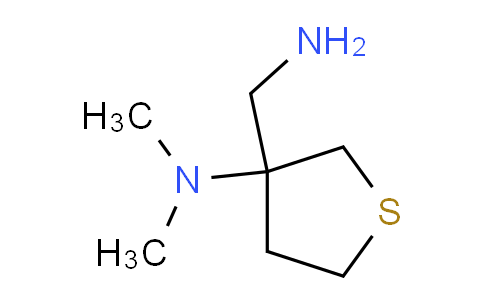 CAS No. 176445-79-7, 3-(aminomethyl)-N,N-dimethyltetrahydrothiophen-3-amine