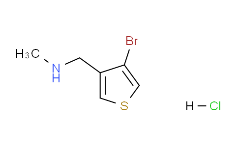 CAS No. 944450-82-2, 1-(4-bromothiophen-3-yl)-N-methylmethanamine hydrochloride