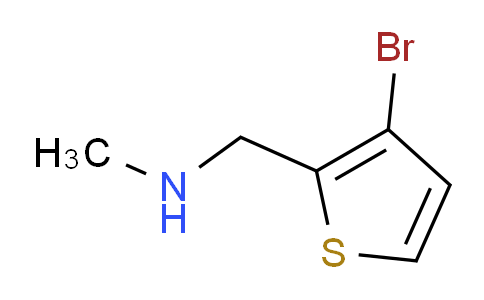CAS No. 1086379-44-3, 1-(3-bromothiophen-2-yl)-N-methylmethanamine