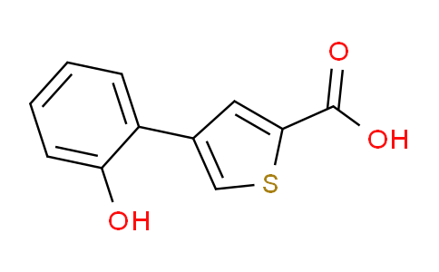 CAS No. 1261896-15-4, 4-(2-hydroxyphenyl)thiophene-2-carboxylic acid