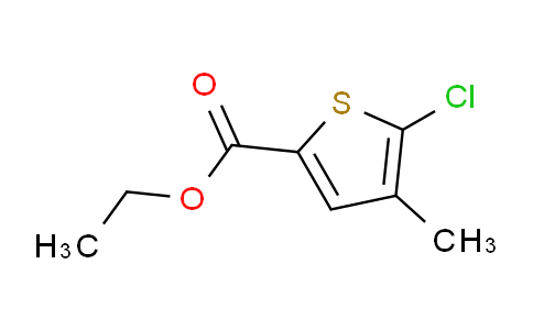 CAS No. 74598-04-2, ethyl 5-chloro-4-methylthiophene-2-carboxylate