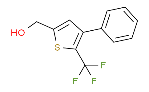 CAS No. 256488-46-7, (4-phenyl-5-(trifluoromethyl)thiophen-2-yl)methanol