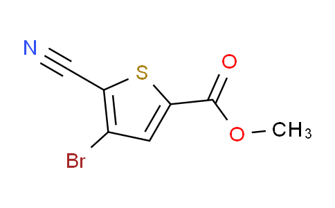 CAS No. 648412-60-6, Methyl 4-broMo-5-cyanothiophene-2-carboxylate