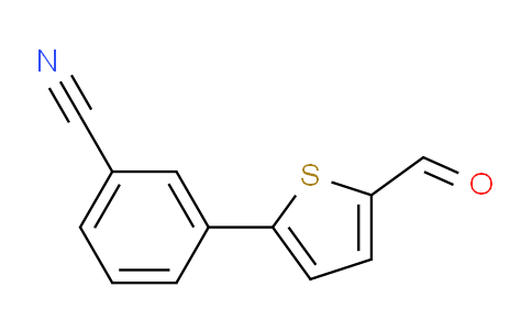 CAS No. 886508-88-9, 3-(5-Formylthiophen-2-yl)benzonitrile