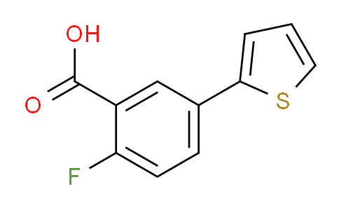 CAS No. 926205-45-0, 2-fluoro-5-(thiophen-2-yl)benzoic acid