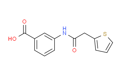CAS No. 206983-05-3, 3-(2-Thiophen-2-yl-acetylamino)-benzoic acid