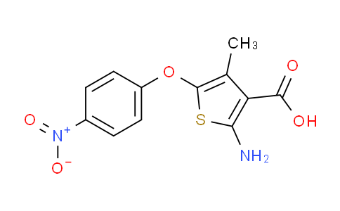 CAS No. 1294011-16-7, 2-amino-4-methyl-5-(4-nitrophenoxy)thiophene-3-carboxylic acid