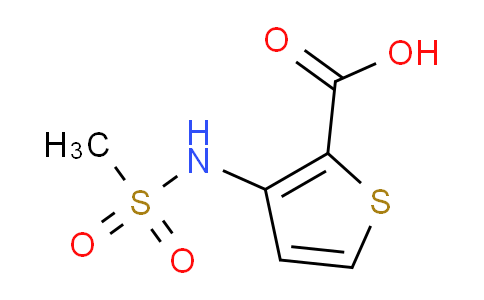 CAS No. 132864-57-4, 3-(Methylsulfonamido)thiophene-2-carboxylic acid